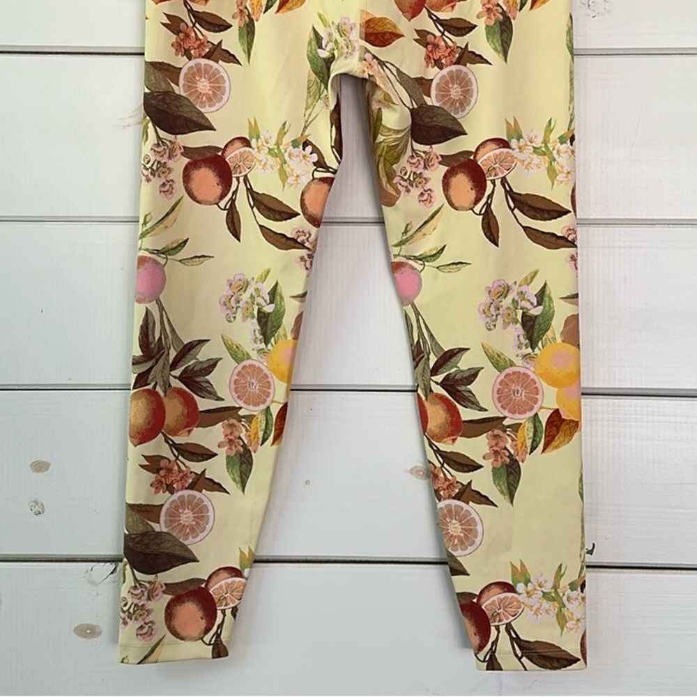 Beyond Yoga Olympus High Waist Leggings Limoncello Leafy Citrus NEW Size XL - Picture 9 of 12